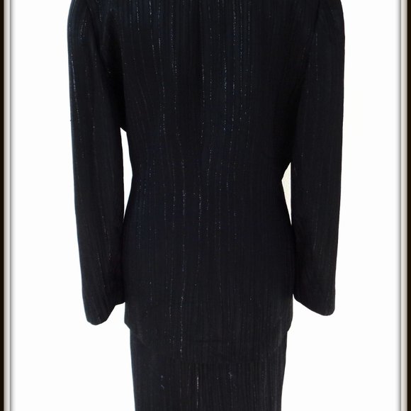 CLAUDE PATRICK PARIS LADIES VINTAGE LONG COAT SKIRT STUNNING SUIT MADE IN FRANCE - Picture 16 of 16